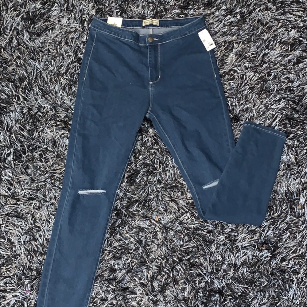 High rise jeans